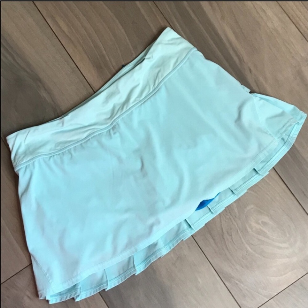 Lululemon 8 Pace Setter Skirt Aquamarine RARE - Picture 6 of 16